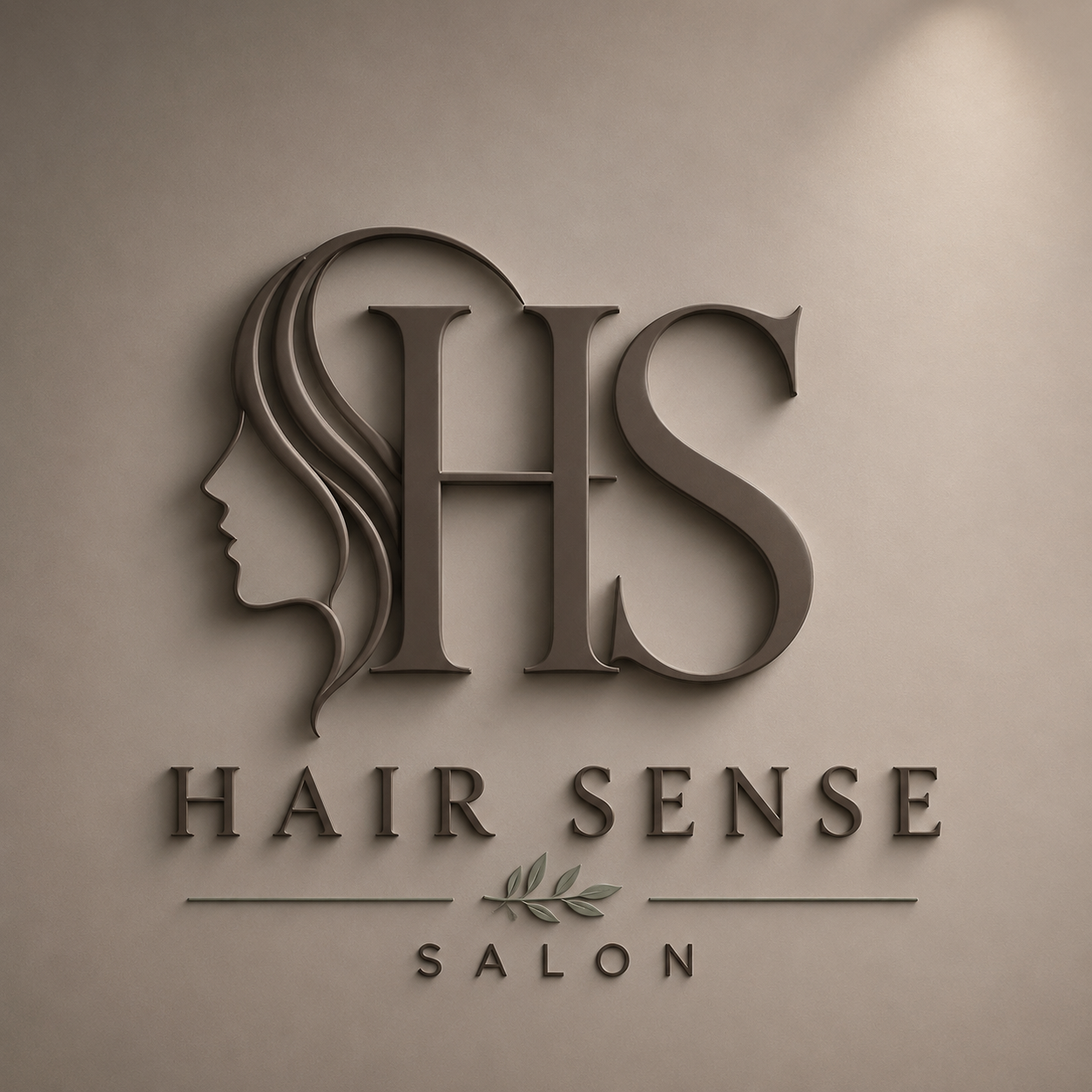 Hair Sense Salon logo design