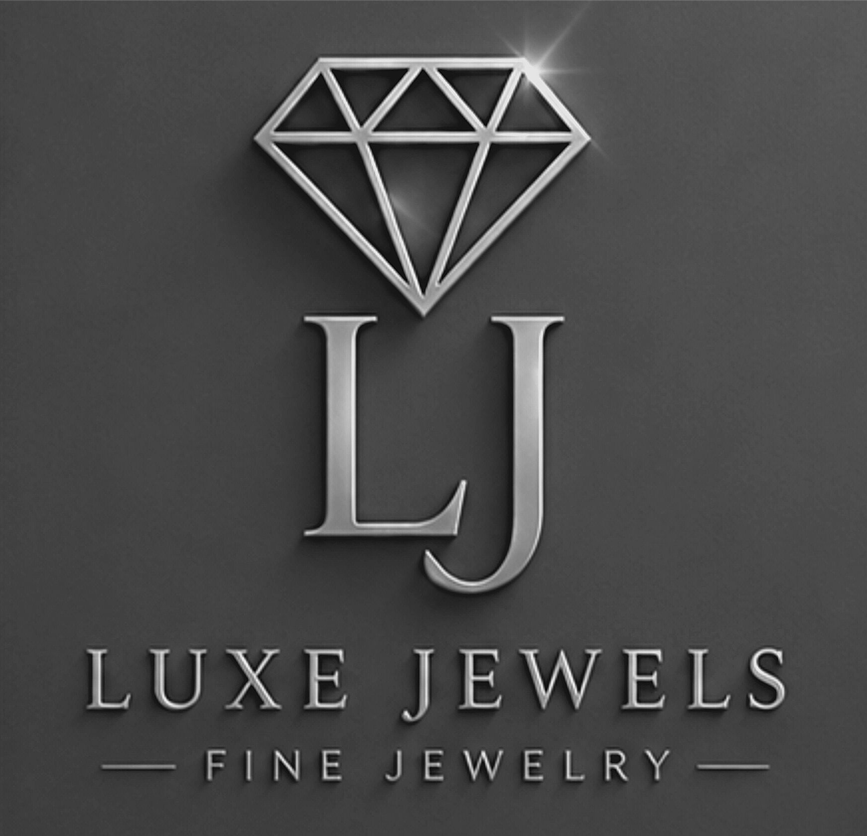 Luxe Jewels Fine Jewelry logo design