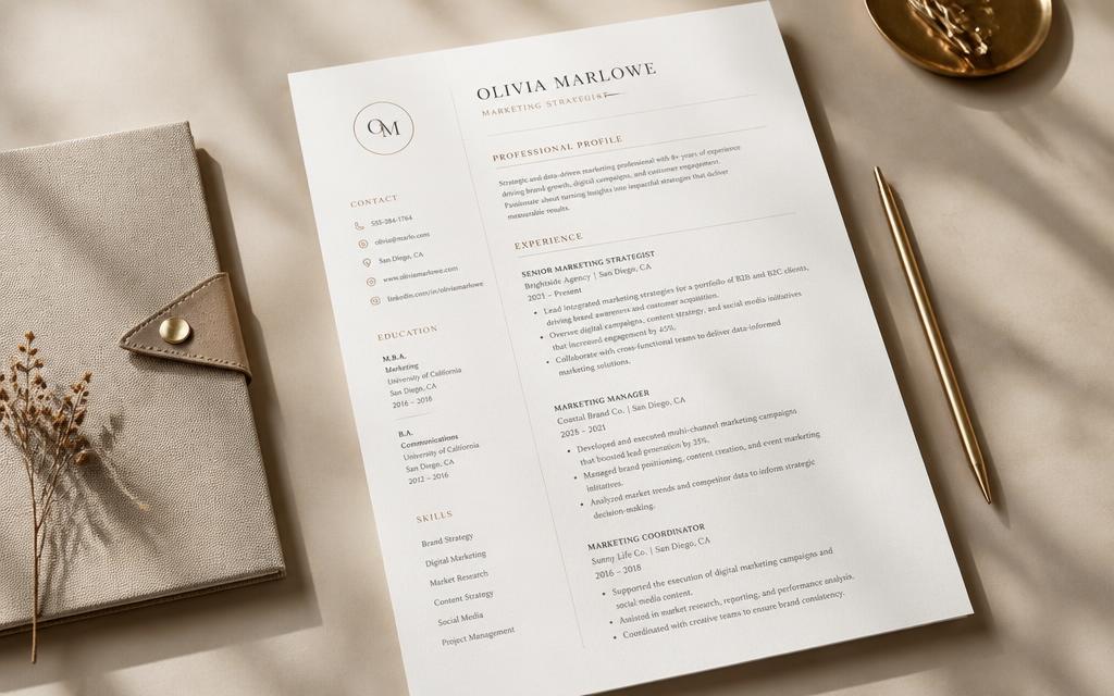 Resumes templates