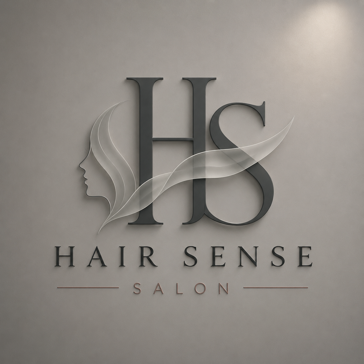 Hair Sense Salon logo design