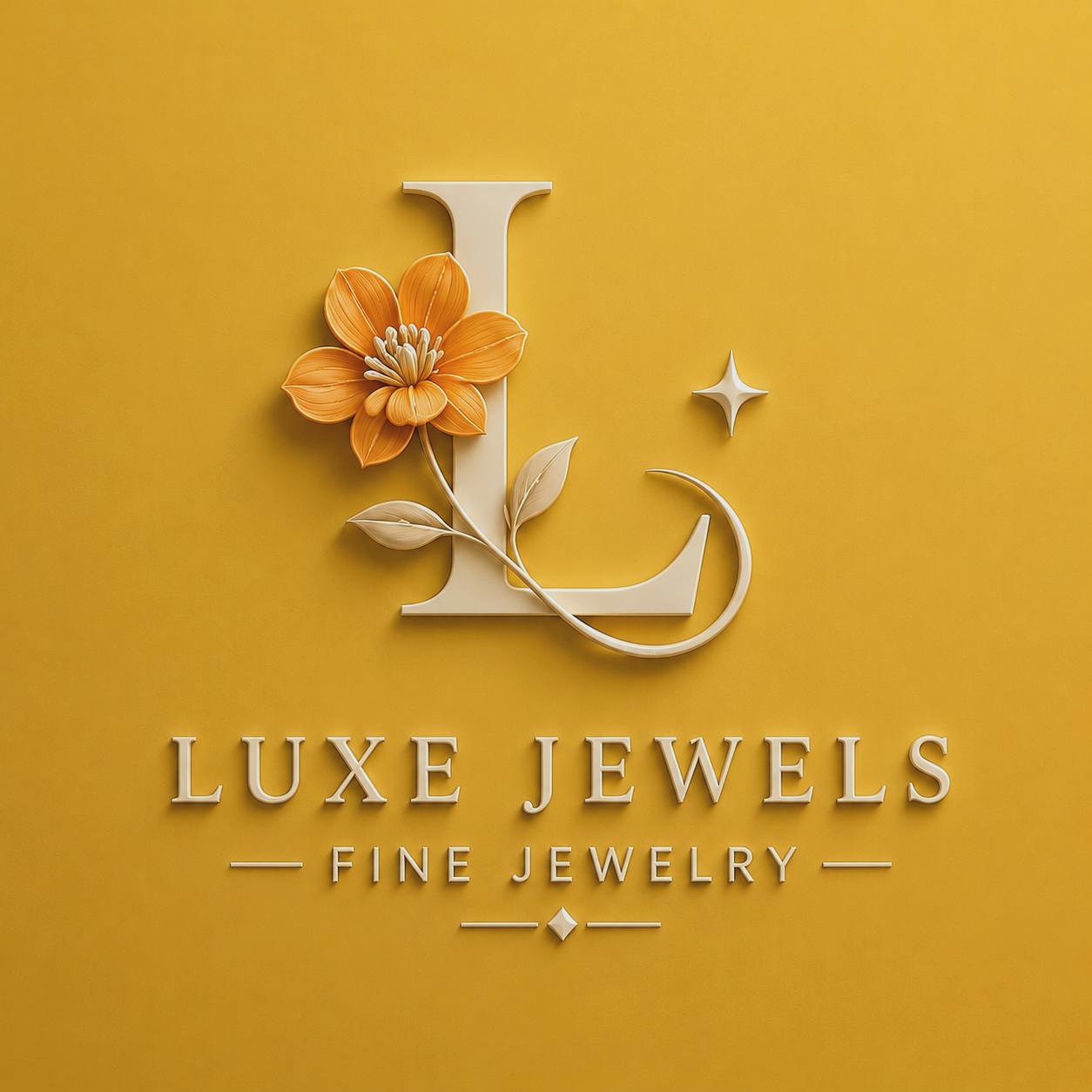 Luxe Jewels Fine Jewelry logo design