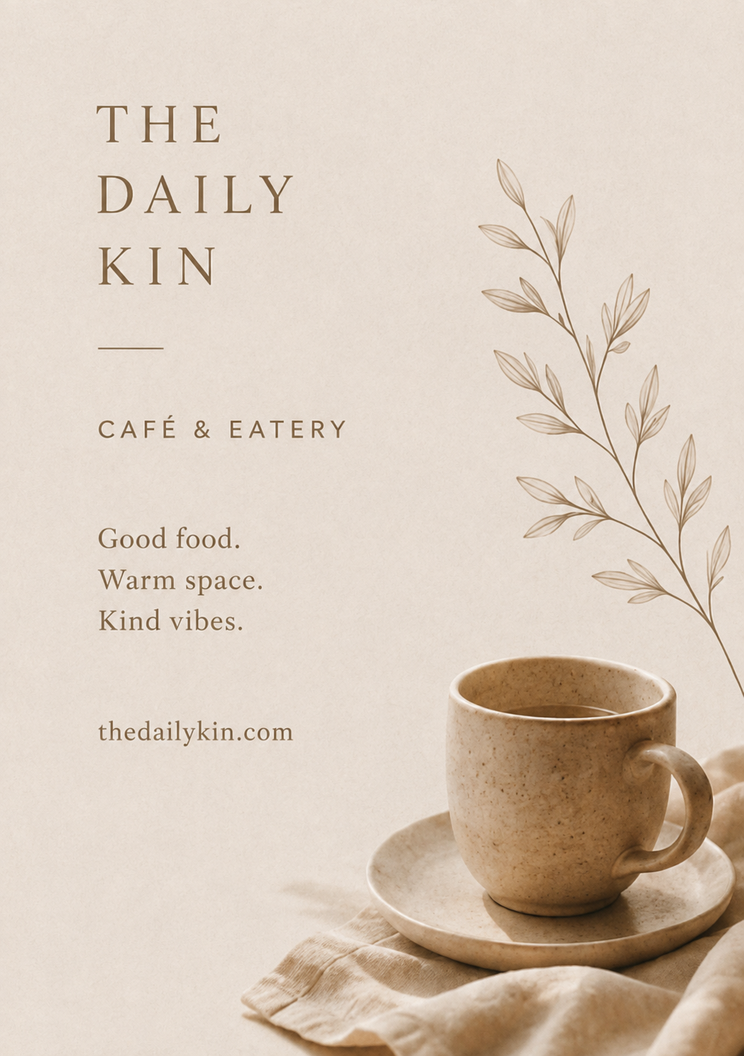 The Daily Kin flyer design