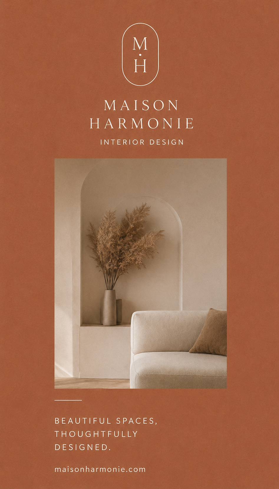 Maison Harmonie flyer design