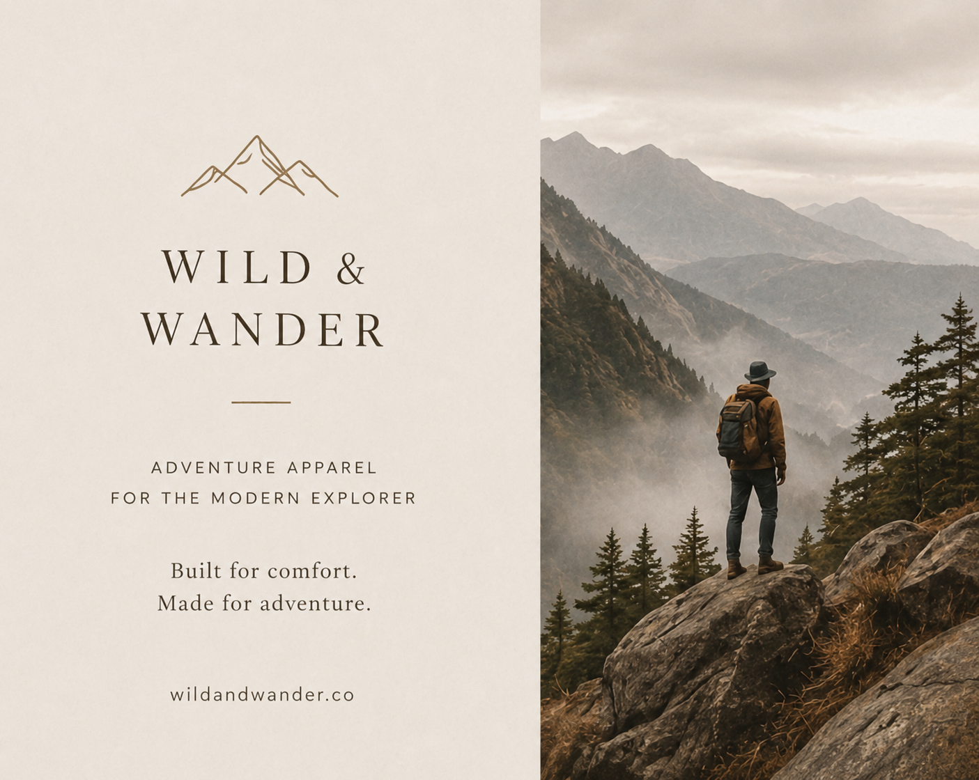 Wild & Wander flyer design