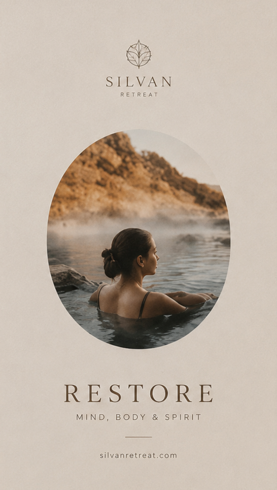 Silvan Retreat flyer design